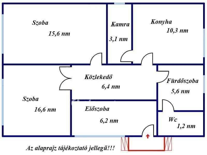 65 nm-es családi ház Kisújszálláson 2 garázzsal