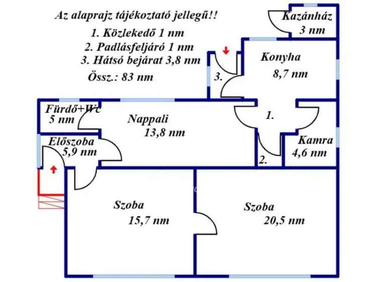 Családi ház eladó Dévaványán kényelmes otthon közel a központhoz