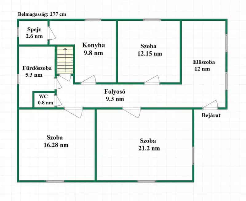3 szobás családi ház eladó Vácon Lajostelepen