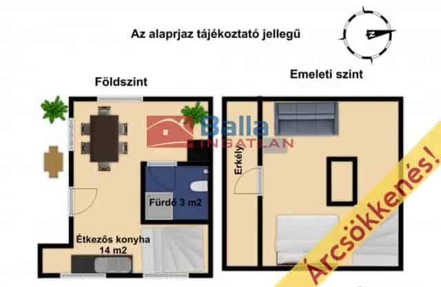 Nagymarosi nyaraló eladó 2 szoba 795 nm telekkel