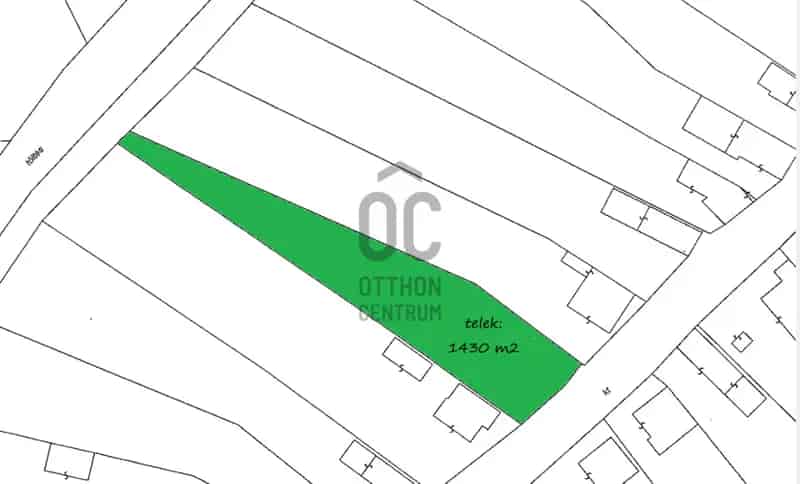 Kám 1430 m2-es Telek Eladó - Házalap