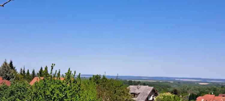 Balatoni panoráma zöldövezeti belterületi telek eladó