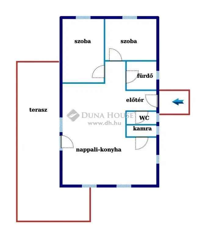 Ikerház építésére alkalmas telek eladó Óhegyen