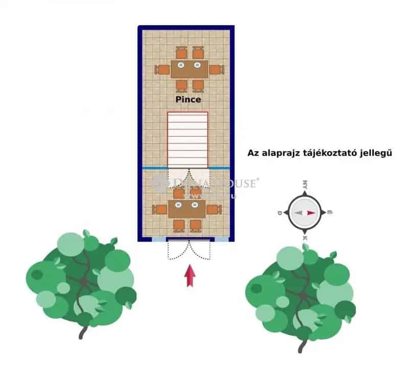 22 m2-es panorámás présház Piliscséven eladó