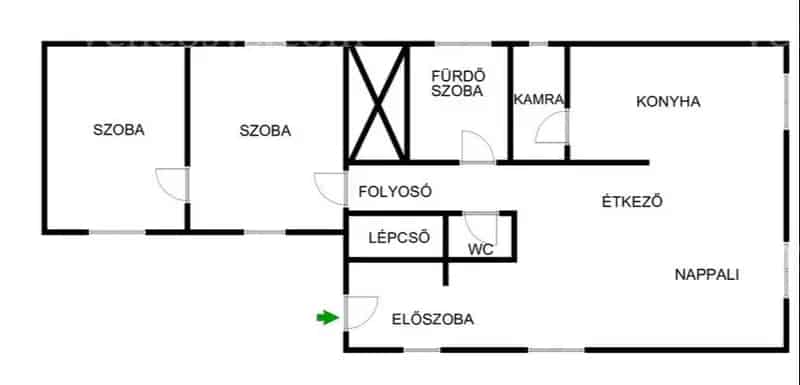 Mohán eladó 5 szobás felújított családi ház nagy telken
