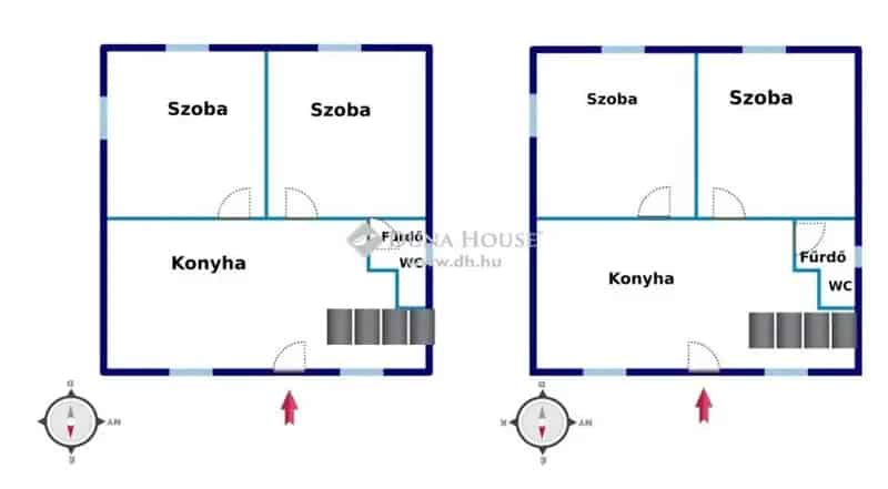 Szentesi birtok eladó 2 apartmannal és horgászstégekkel
