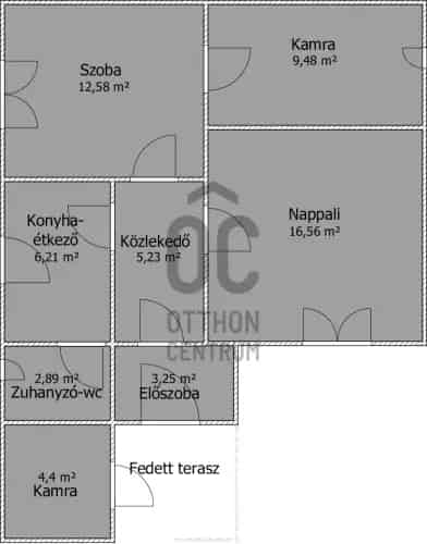 Tápiószelei családi ház eladó 1200 nm-es telken