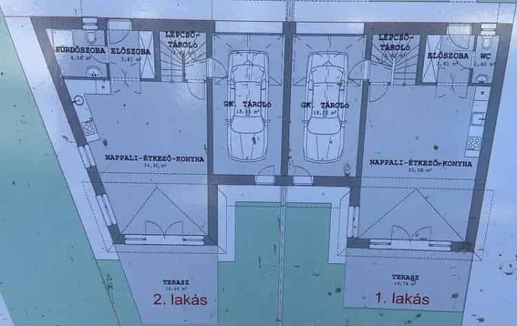 Új építésű ikerházfél eladó - 110 nm, 3 szoba, garázs, hőszivattyú