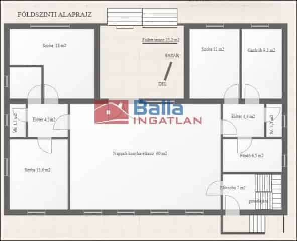 Eladó 7 szobás rönkház Hatvanban 62618m² telekkel