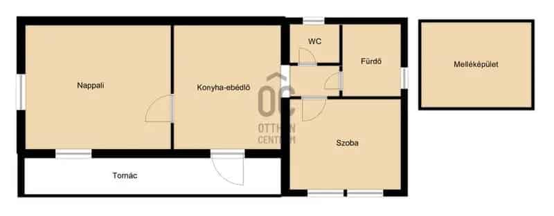 Gyúrói családi ház eladó 60nm 557nm telekkel