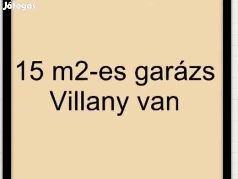 Újszegedi garázs eladó 15nm villannyal