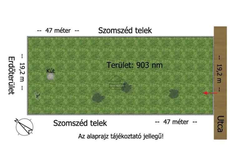 Telek eladó Csömör Középhegyen