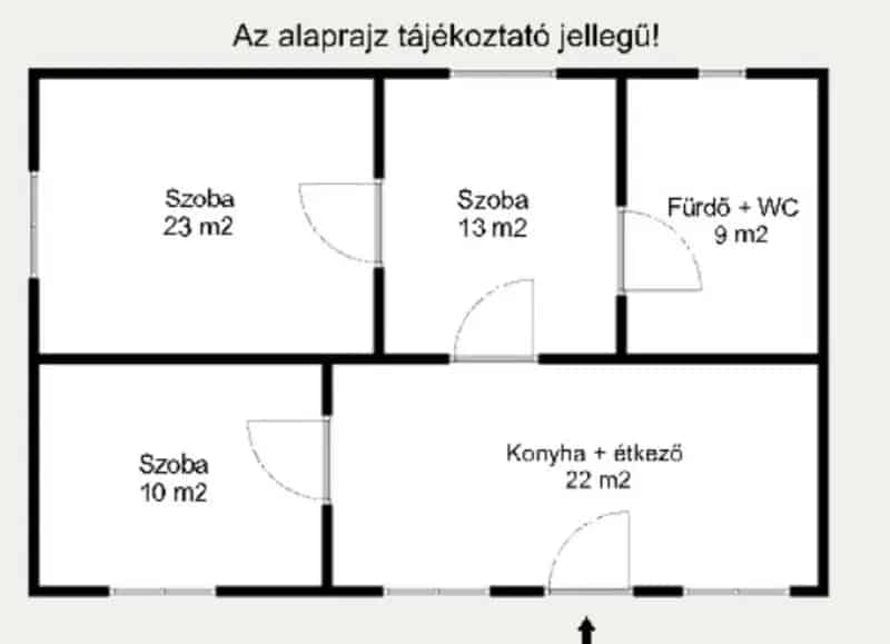 Felújított Makói Parasztház Eladó - 2 1 Szoba Klíma
