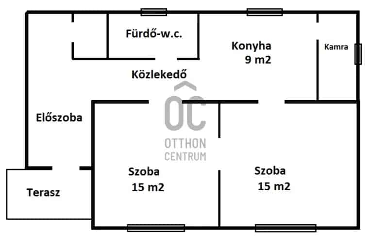 Budapest XVII kerület Csabagyöngye 2 szobás sorház eladó