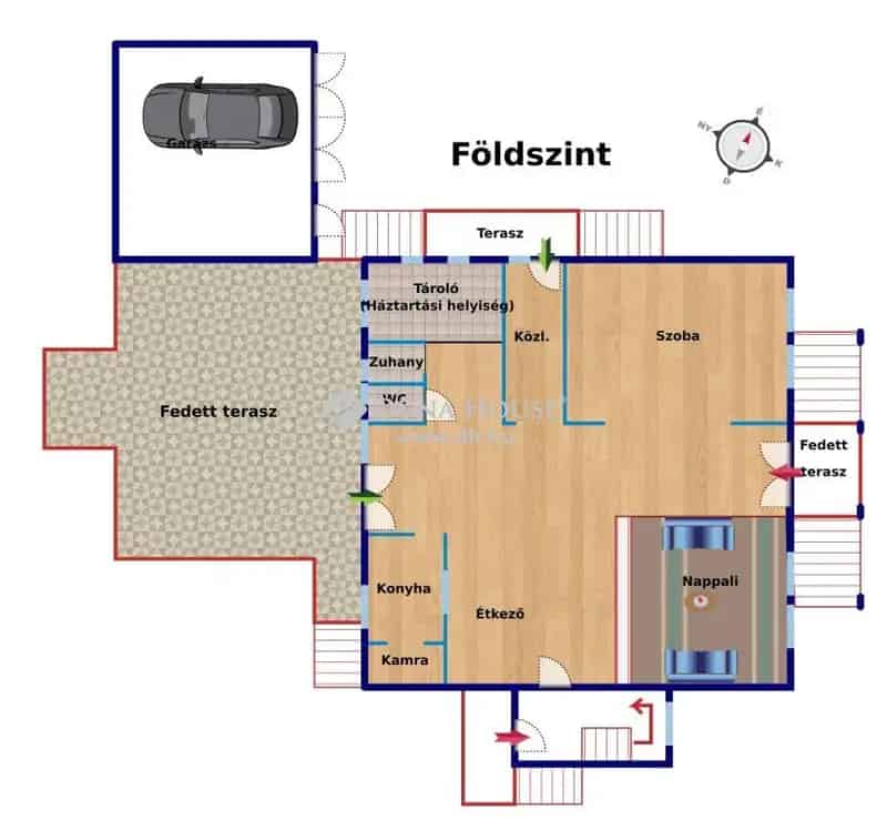 Adonyi családi ház 300nm+ 5904nm-es telken eladó