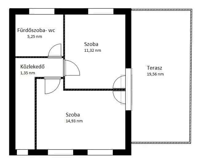Új építésű sorház Hajdúböszörményben eladó