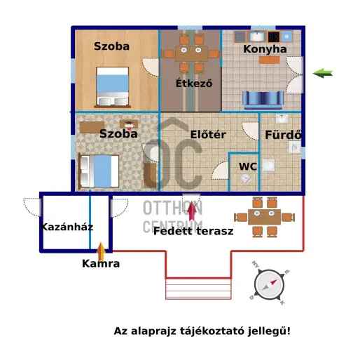 Eladó családi ház Jászberényben tágas területtel és kényelmes otthonnal