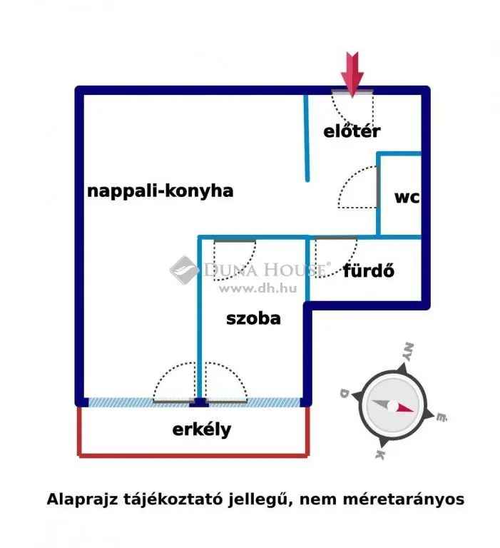 Kiadó lakás Siófok Ezüstparton erkélyes bútorozott 52 nm