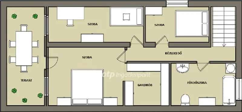 120m2-es Panorámás Családi Ház E	 rden