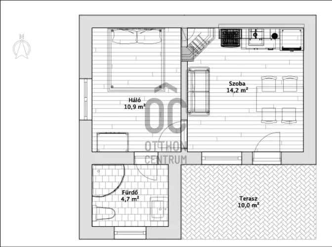 Váci Telek Eladó 1738 m2 Gyümölcsössel