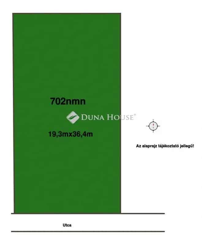 Kehidakustány Üdülőtelek eladó 702m2 Gyógyfürdő közelében