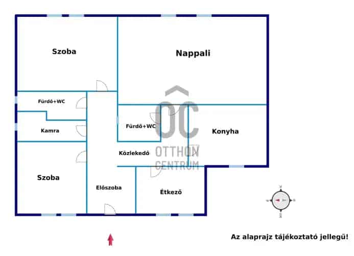Lovászii családi ház eladó - 75 nm - 3 szoba - 2 fürdő