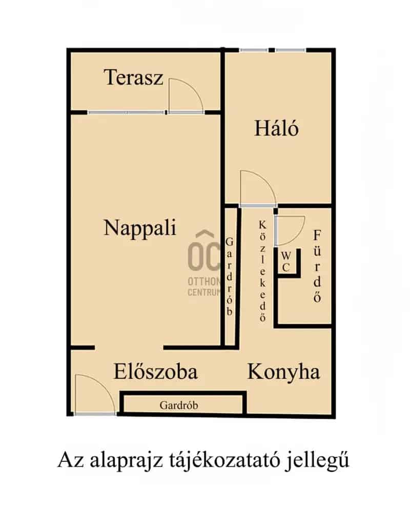 Váci panorámás 2 szobás teraszos lakás eladó