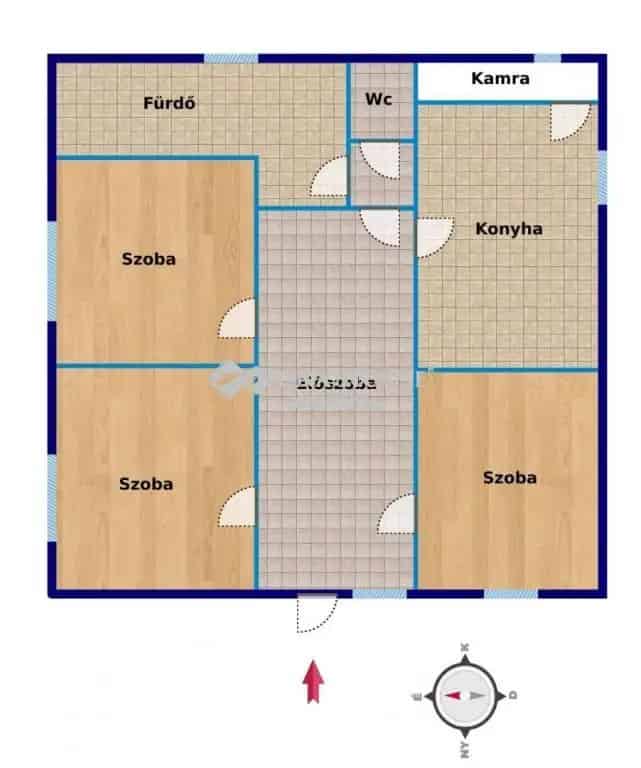80 m2-es Vályogház Szakadaton Felujitásra Var