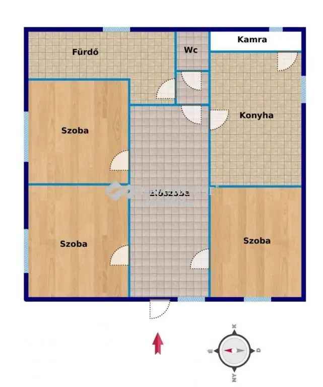 80 m2-es Vályogház Szakadaton Felujitásra Var