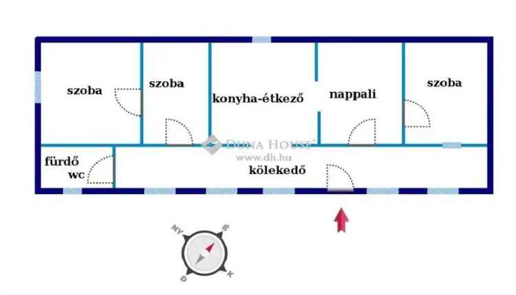 Eladó parasztház Márokon, 4 szoba nappalival, 120 nm