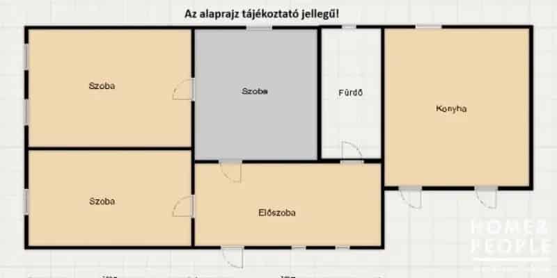 Békéssámson 3 szobás ház eladó 1200m2 telekkel