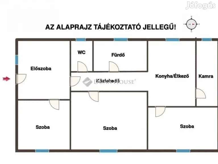 82 nm-es felújított családi ház Gárdony Agárdon napelemekkel