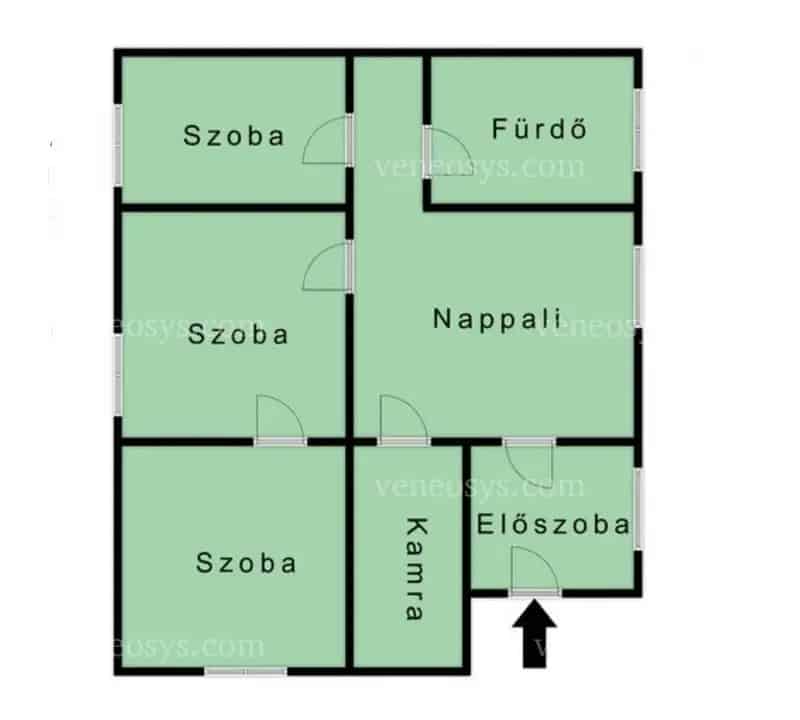 ELADÓ Miskolc Torontáli utcában 1350 m² saroktelken egy felújítandó/ bontandó ház!