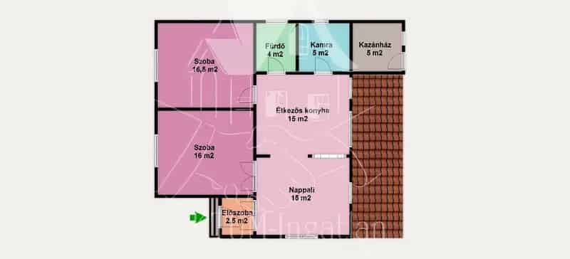Szolnok Szandaszőlős családi ház eladó 79 nm 2 szoba