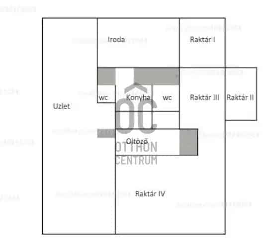 Budapest VIII kerületi eladó üzlethelyiség 348nm