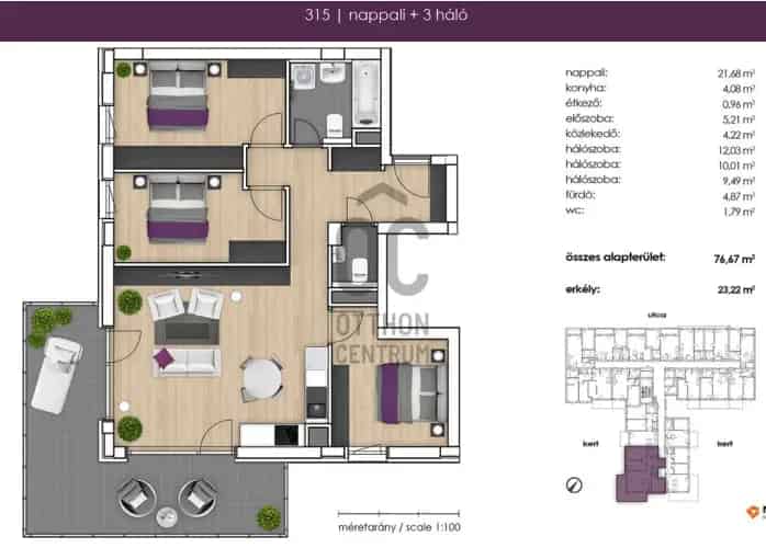 Budapest XIII. kerületi eladó újépítésű lakás, U0048404