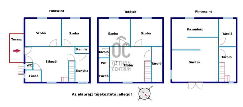 Nemesvámos eladó családi ház 5 szoba 830 nm telekkel