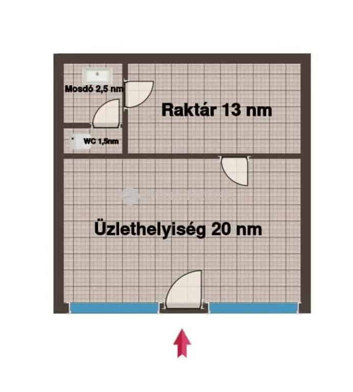 Nyíregyháza Kálló út 37 nm-es üzlethelyiség eladó