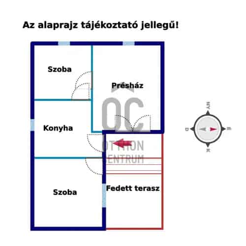 Nagykanizsa Miklósfa közeli eladó hétvégi ház 47nm 2 szoba
