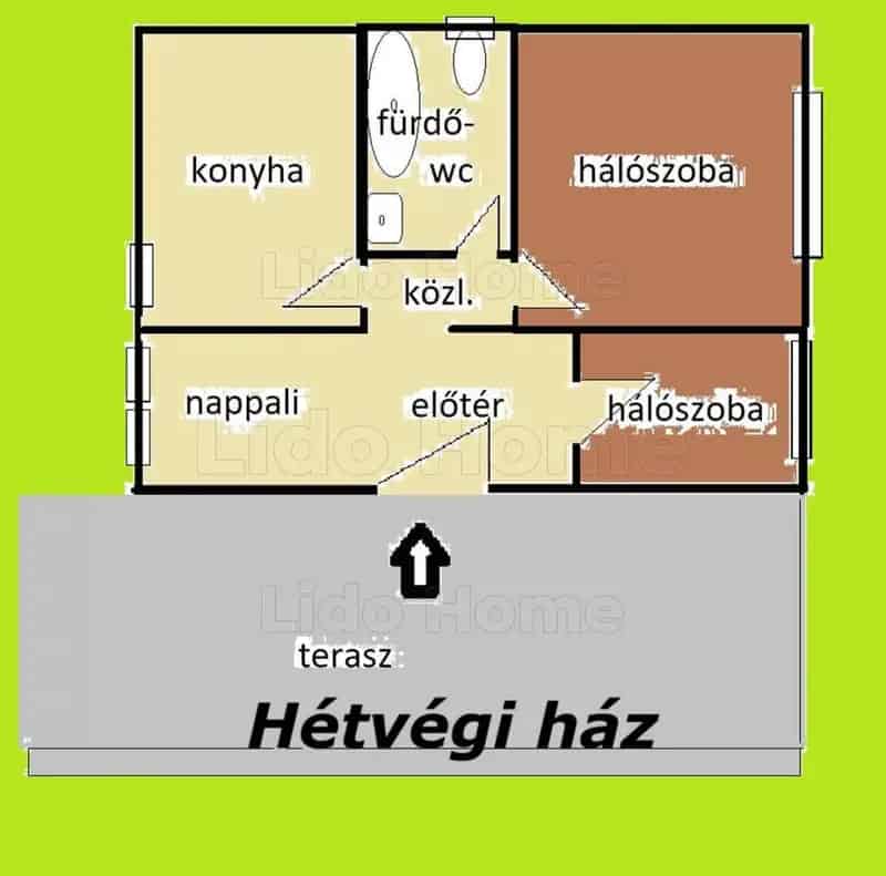 Balatonföldvár Magasparti Hétvégi Ház 2 Épülettel Eladó