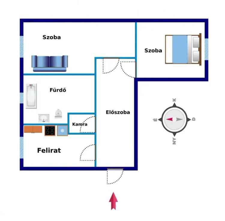 Lakás Kiadó in 9, Bajcsy-Zsilinszky utca, Pécs, Dunántúl
