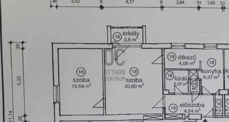 Aszódi eladó lakás 57 m2 2 szoba erkély