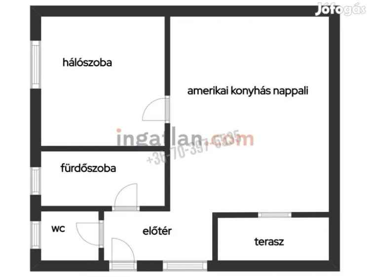 Hatvan Óhatvan Kossuth tér Tégla lakás eladó 45 nm