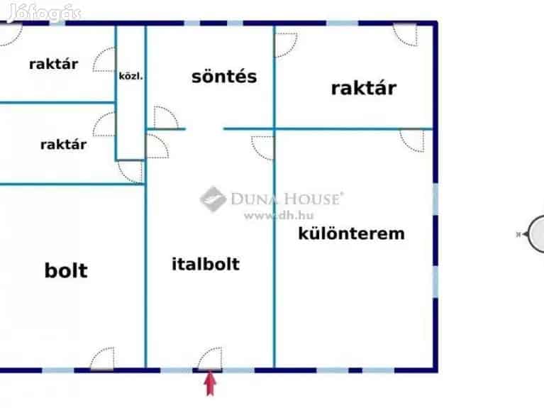220 nm-es üzlethelyiség eladó Szentgotthárdon