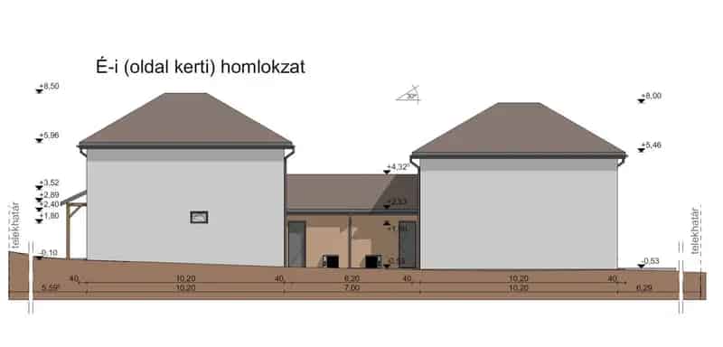 Gödöllői kertvárosi ikerház eladó - nappali + 4 szoba, garázs