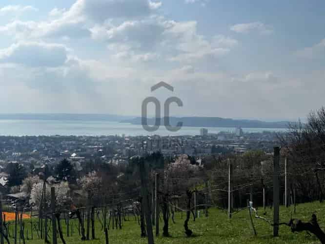 Balatonfüred Tamás-hegyi telek eladó panorámával építési engedéllyel