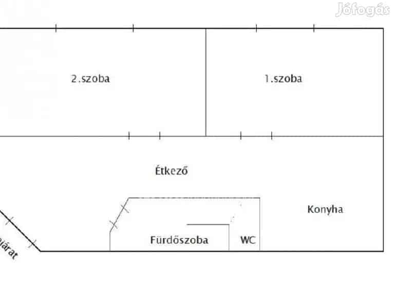 Eladó 69 nm-es 2 szobás lakás Nyíregyházán