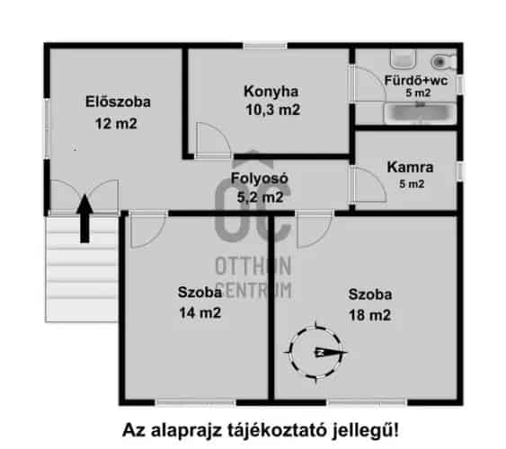 Ecsegi családi ház eladó felújítandó panorámás telekkel