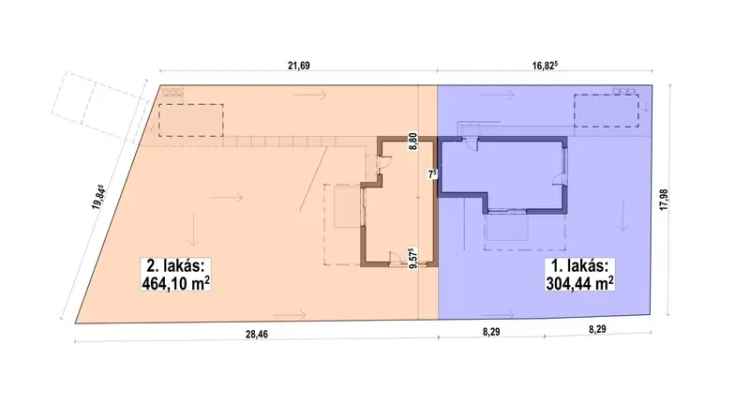 Sasad A++ Ikerhazfel 116nm 3 Szoba 2 Autobeallo