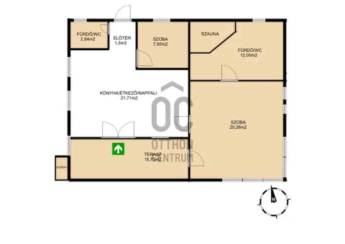 Balatonalmádi családi ház eladó 66m2 1233m2 kerttel